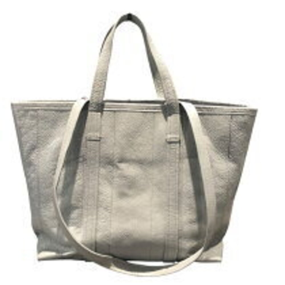 Balenciaga Bag Shopper Gray Balbs Leather